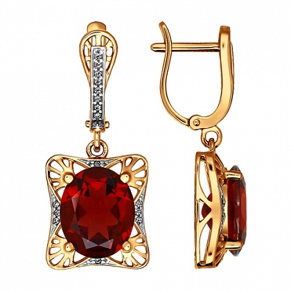 Серьги с Гранатами 723547