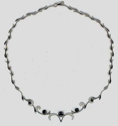 Колье с Изумрудом 01Л640642