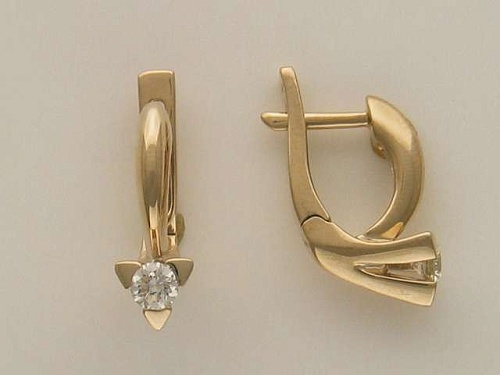 Серьги с бриллиантами 32с670317