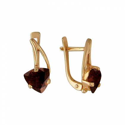 Серьги с Гранатами 01С313656-4