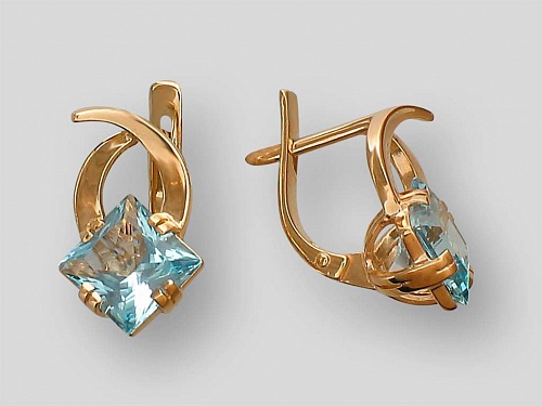 Серьги с Гранатами 45С312543