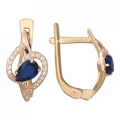 Серьги с Фианитом 01С217357