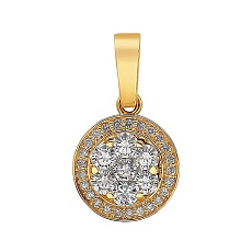 Подвеска с бриллиантами J-1П649632-26