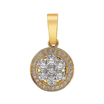 Подвеска с бриллиантами 01П649632Z