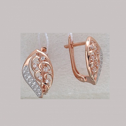 Серьги с Фианитом С12С110672