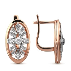 Серьги с бриллиантами G-117600000-J
