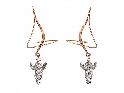 Серьги с Фианитом 60С1670007