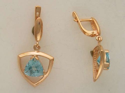 Серьги с Гранатами 01С313039