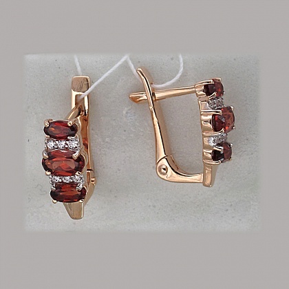 Серьги с Гранатами С16С313842