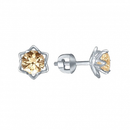 Серьги с кристаллами Сваровски 01С2210858-2