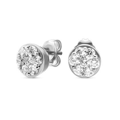 Серьги с бриллиантами 19-12-9042048-SX