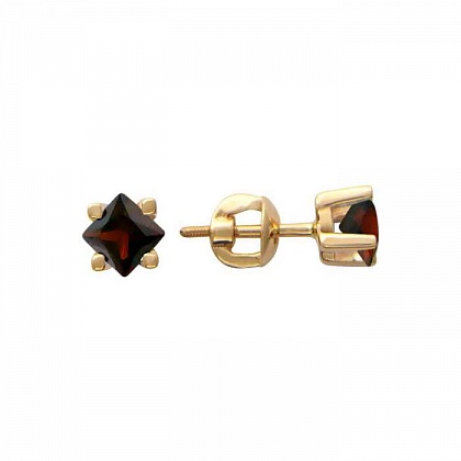 Серьги с Гранатами 01С313195-1
