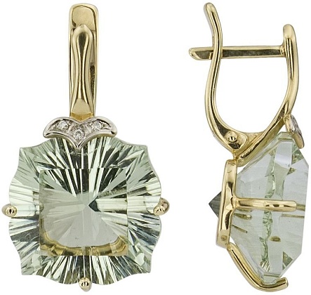 Серьги с аметистами 2182400