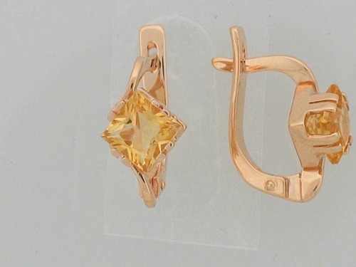 Серьги с аметистами 45С312539
