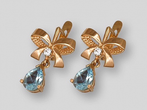 Серьги с Гранатами 01С319072