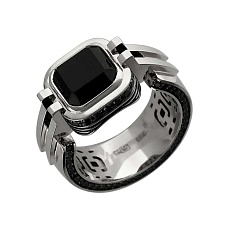 Печатка Е01Т673418LТ c Морионом