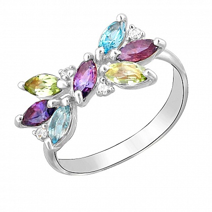 Кольцо с Аметистом 01К325669-1