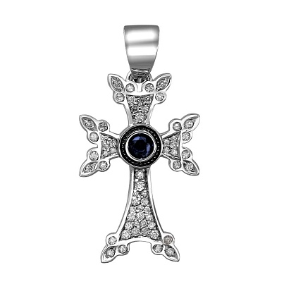Подвеска с сапфирами 01Р670910-1