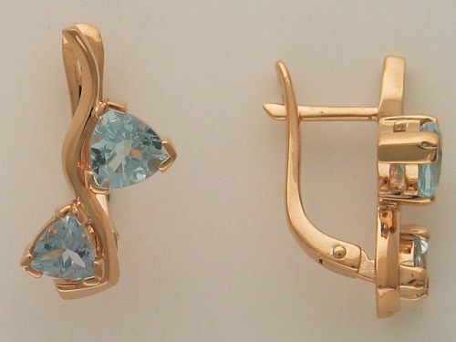 Серьги с Гранатами 01С313130