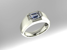 Печатка с Бриллиантом A-01W16-B